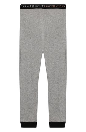 Детские леггинсы GIVENCHY серебряного цвета по цене 17150 руб., арт. H14092 | Фото 2 Детские леггинсы GIVENCHY серебряного цвета, арт. H14092 | Фото 2 (Кросс-КТ: Спорт; Материал внешний: Вискоза)