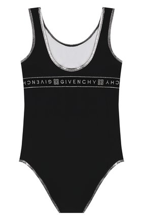 Детского слитный купальник GIVENCHY черного цвета по цене 15300 руб., арт. H10024 | Фото 2 Детского слитный купальник GIVENCHY черного цвета, арт. H10024 | Фото 2 (Материал внешний: Синтетический материал; Девочки Кросс-КТ: Купальники-пляж; Ростовка одежда: 10 - 11 лет | 140 - 146см, 12 лет | 152 см, 6 лет | 116 см, 8 лет | 128 см)