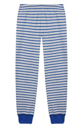 Женская хлопковая пижама SANETTA синего цвета, арт. 232449 0519 | Фото 5 (Рукава: Длинные; Материал внешний: Хлопок)