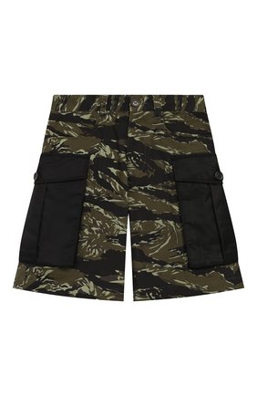 Детские хлопковые шорты DSQUARED2 хаки цвета по цене 13250 руб., арт. DQ03WY-D00WS | Фото 1 Детские хлопковые шорты DSQUARED2 хаки цвета, арт. DQ03WY-D00WS | Фото 1