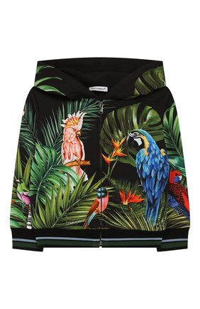 Детский хлопковая толстовка DOLCE & GABBANA разноцветного цвета по цене 16200 руб., арт. L4JW3E/G7WGF/2-6 | Фото 1 Детский хлопковая толстовка DOLCE & GABBANA разноцветного цвета, арт. L4JW3E/G7WGF/2-6 | Фото 1