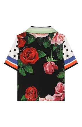 Детское шелковая блузка DOLCE & GABBANA белого цвета по цене 23400 руб., арт. L54S88/G7WRI/2-6 | Фото 2 Детское шелковая блузка DOLCE & GABBANA белого цвета, арт. L54S88/G7WRI/2-6 | Фото 2