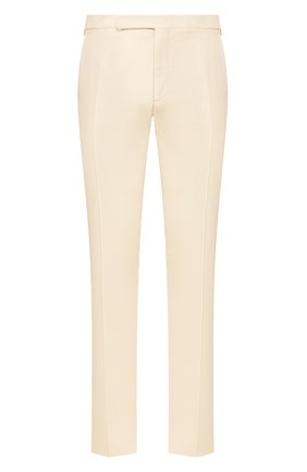 Мужской брюки из смеси шелка и льна RALPH LAUREN бежевого цвета по цене 57200 руб., арт. 798794547 | Фото 1 Мужской брюки из смеси шелка и льна RALPH LAUREN бежевого цвета, арт. 798794547 | Фото 1