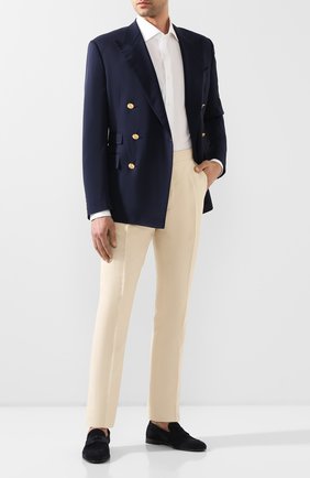 Мужской брюки из смеси шелка и льна RALPH LAUREN бежевого цвета по цене 57200 руб., арт. 798794547 | Фото 2 Мужской брюки из смеси шелка и льна RALPH LAUREN бежевого цвета, арт. 798794547 | Фото 2