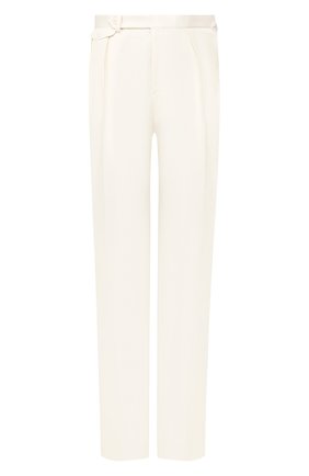 Мужские шелковые брюки RALPH LAUREN белого цвета по цене 89300 руб., арт. 798794572 | Фото 1 Мужские шелковые брюки RALPH LAUREN белого цвета, арт. 798794572 | Фото 1 (Материал внешний: Шелк; Длина (брюки, джинсы): Стандартные; Материал подклада: Вискоза; Случай: Формальный; Стили: Классический)