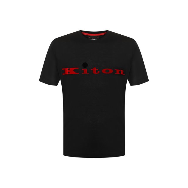 Хлопковая футболка Kiton 10979504