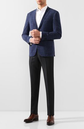 Мужские кожаные оксфорды SANTONI коричневого цвета по цене 76900 руб., арт. MCCR16229MC1HDPNT49 | Фото 2 Мужские кожаные оксфорды SANTONI коричневого цвета, арт. MCCR16229MC1HDPNT49 | Фото 2