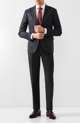 Мужские кожаные оксфорды SANTONI коричневого цвета по цене 69800 руб., арт. MCSH15581MC1HTRGT47 | Фото 2 Мужские кожаные оксфорды SANTONI коричневого цвета, арт. MCSH15581MC1HTRGT47 | Фото 2