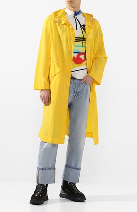 Мужские комбинированные ботинки ACNE STUDIOS черного цвета по цене 51900 руб., арт. BD0065/M | Фото 2 Мужские комбинированные ботинки ACNE STUDIOS черного цвета, арт. BD0065/M | Фото 2