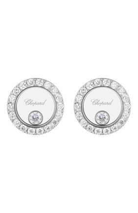 Женские серьги CHOPARD белого золота цвета по цене 414750 руб., арт. 83A017-1201 | Фото 1 Женские серьги CHOPARD белого золота цвета, арт. 83A017-1201 | Фото 1