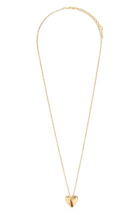 Женское колье SAINT LAURENT золотого цвета по цене 24400 руб., арт. 621183/Y1500 | Фото 1 Женское колье SAINT LAURENT золотого цвета, арт. 621183/Y1500 | Фото 1