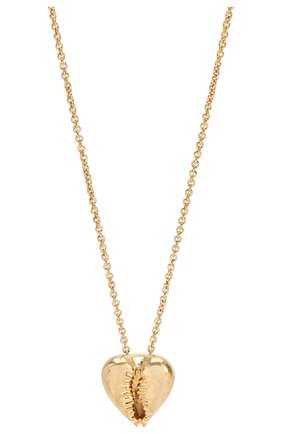 Женское колье SAINT LAURENT золотого цвета по цене 24400 руб., арт. 621183/Y1500 | Фото 2 Женское колье SAINT LAURENT золотого цвета, арт. 621183/Y1500 | Фото 2