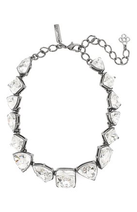 Женское колье OSCAR DE LA RENTA серебряного цвета по цене 95050 руб., арт. S20J010CSS | Фото 1 Женское колье OSCAR DE LA RENTA серебряного цвета, арт. S20J010CSS | Фото 1