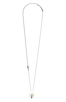Женское колье SAINT LAURENT белого цвета по цене 43800 руб., арт. 622695/Y1549 | Фото 1 Женское колье SAINT LAURENT белого цвета, арт. 622695/Y1549 | Фото 1