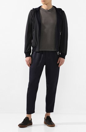 Мужской льняные брюки PREMIUM MOOD DENIM SUPERIOR синего цвета по цене 16100 руб., арт. S20 03614T526/ALAN NEW | Фото 2 Мужской льняные брюки PREMIUM MOOD DENIM SUPERIOR синего цвета, арт. S20 03614T526/ALAN NEW | Фото 2