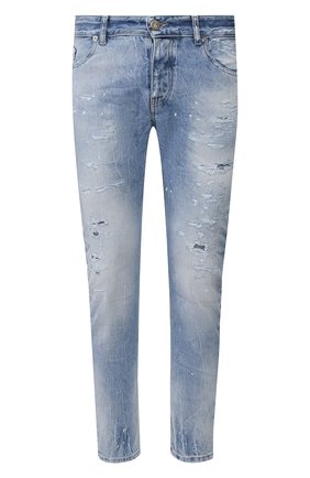 Мужские джинсы PREMIUM MOOD DENIM SUPERIOR голубого цвета по цене 19100 руб., арт. S20 0352740217/BARRET | Фото 1 Мужские джинсы PREMIUM MOOD DENIM SUPERIOR голубого цвета, арт. S20 0352740217/BARRET | Фото 1