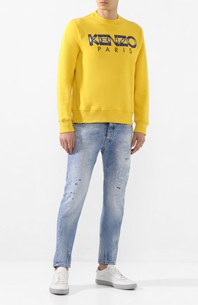 Мужские джинсы PREMIUM MOOD DENIM SUPERIOR голубого цвета по цене 19100 руб., арт. S20 0352740217/BARRET | Фото 2 Мужские джинсы PREMIUM MOOD DENIM SUPERIOR голубого цвета, арт. S20 0352740217/BARRET | Фото 2