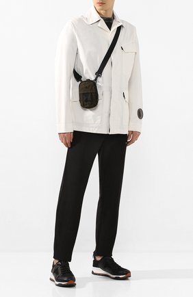 Мужская текстильная сумка STONE ISLAND хаки цвета по цене 18800 руб., арт. 721990420 | Фото 2 Мужская текстильная сумка STONE ISLAND хаки цвета, арт. 721990420 | Фото 2