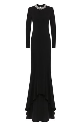 Женское платье-макси STELLA MCCARTNEY черного цвета по цене 289000 руб., арт. 599747/SCA06 | Фото 1 Женское платье-макси STELLA MCCARTNEY черного цвета, арт. 599747/SCA06 | Фото 1