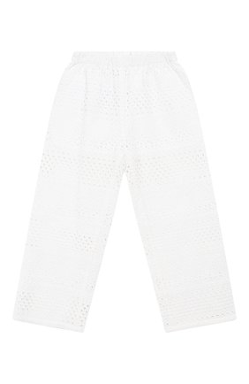 Детского хлопковые брюки YUDASHKIN KIDS белого цвета по цене 9770 руб., арт. 420-KTGE-443004 | Фото 2 Детского хлопковые брюки YUDASHKIN KIDS белого цвета, арт. 420-KTGE-443004 | Фото 2