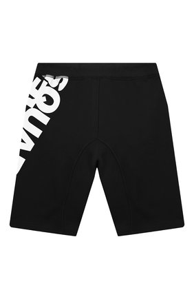Детские хлопковые шорты DSQUARED2 черного цвета по цене 9925 руб., арт. DQ0432-D00RG | Фото 2 Детские хлопковые шорты DSQUARED2 черного цвета, арт. DQ0432-D00RG | Фото 2