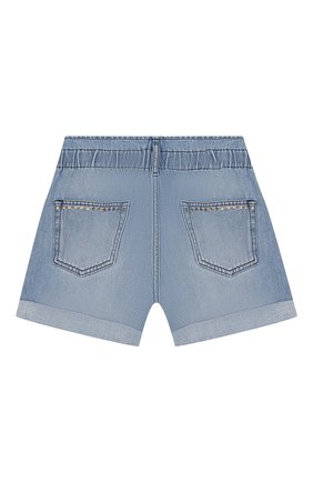 Детские джинсовые шорты INDEE голубого цвета по цене 7730 руб., арт. GARFIELD/DENIM/12A-18A | Фото 2 Детские джинсовые шорты INDEE голубого цвета, арт. GARFIELD/DENIM/12A-18A | Фото 2
