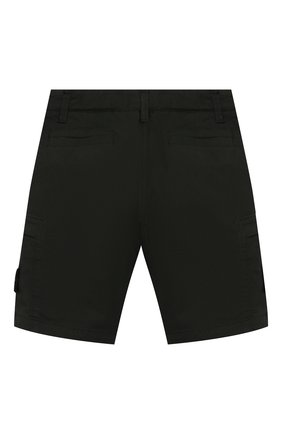 Детские хлопковые шорты STONE ISLAND темно-зеленого цвета по цене 9900 руб., арт. 7216L0512/6-8 | Фото 2 Детские хлопковые шорты STONE ISLAND темно-зеленого цвета, арт. 7216L0512/6-8 | Фото 2