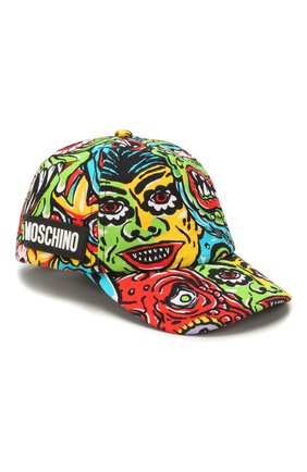 Детская хлопковая бейсболка MOSCHINO KID разноцветного цвета по цене 4970 руб., арт. HSX001/LDB37 | Фото 1 Детская хлопковая бейсболка MOSCHINO KID разноцветного цвета, арт. HSX001/LDB37 | Фото 1