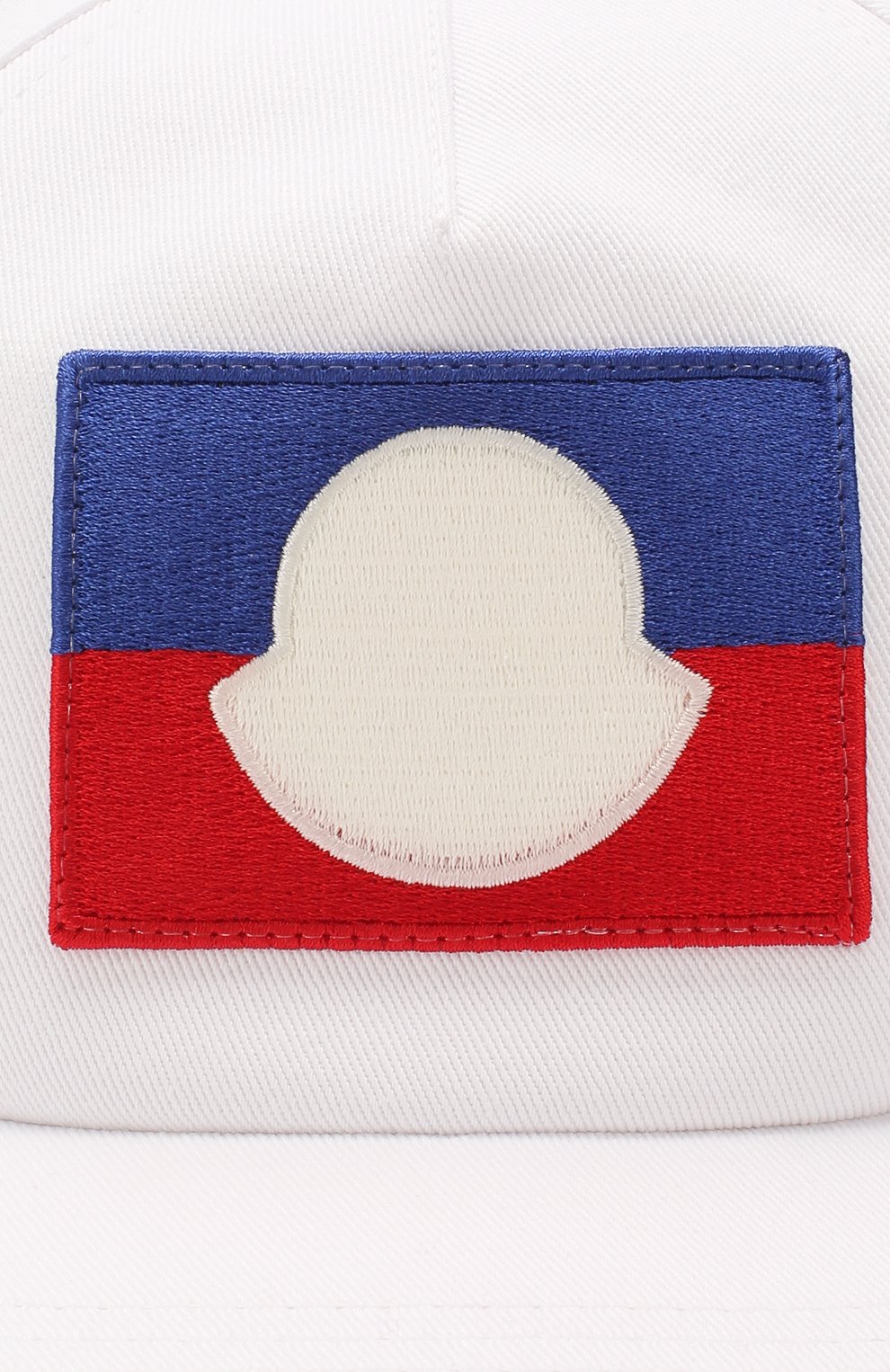 Детская хлопковая бейсболка MONCLER белого цвета по цене 12150 руб., арт. F1-954-3B704-20-04863 | Фото 3 Детская хлопковая бейсболка MONCLER белого цвета, арт. F1-954-3B704-20-04863 | Фото 3 (Материал: Текстиль, Хлопок)