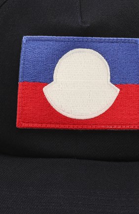 Детская хлопковая бейсболка MONCLER темно-синего цвета по цене 12150 руб., арт. F1-954-3B704-20-04863 | Фото 3 Детская хлопковая бейсболка MONCLER темно-синего цвета, арт. F1-954-3B704-20-04863 | Фото 3 (Материал: Текстиль, Хлопок)