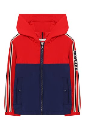 Детского ветровка MONCLER красного цвета по цене 21950 руб., арт. F1-954-1A701-20-54543/12-14A | Фото 1 Детского ветровка MONCLER красного цвета, арт. F1-954-1A701-20-54543/12-14A | Фото 1