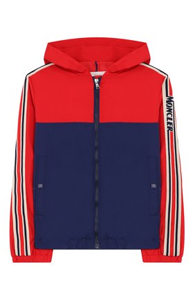 Детского ветровка MONCLER красного цвета по цене 19950 руб., арт. F1-954-1A701-20-54543/8-10A | Фото 1 Детского ветровка MONCLER красного цвета, арт. F1-954-1A701-20-54543/8-10A | Фото 1