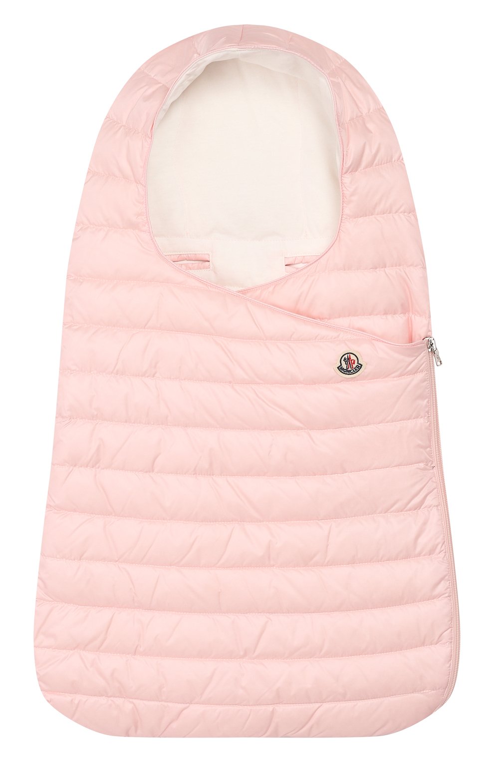 Детский пуховый конверт MONCLER розового цвета, арт. F1-951-1G701-00-C0401 | Фото 1