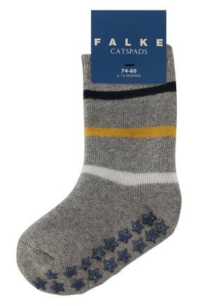 Детские носки FALKE серого цвета по цене 864 руб., арт. 12181 | Фото 1 Детские носки FALKE серого цвета, арт. 12181 | Фото 1