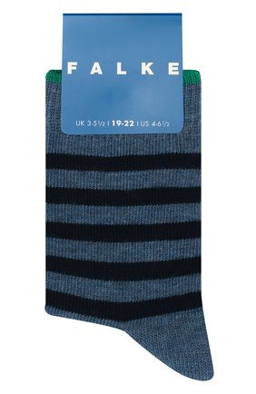 Детские носки FALKE голубого цвета, арт. 11917 | Фото 1 (Материал: Текстиль, Хлопок; Кросс-КТ: Носки)