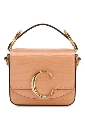 Женская сумка chloé c mini CHLOÉ светло-розового цвета по цене 103000 руб., арт. CHC19US193A87 | Фото 1 Женская сумка chloé c mini CHLOÉ светло-розового цвета, арт. CHC19US193A87 | Фото 1