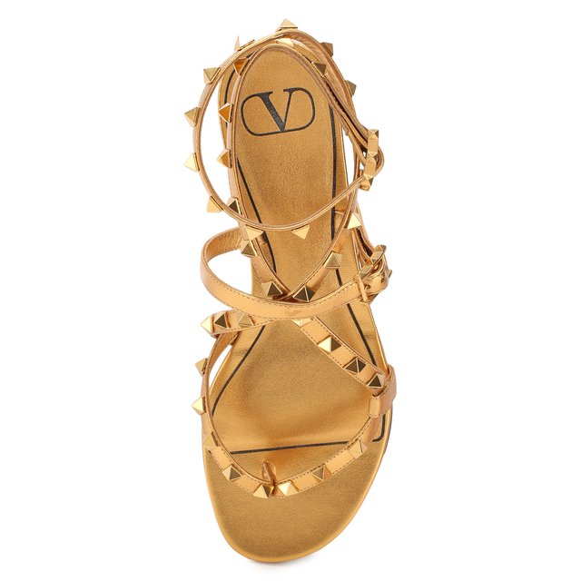 Кожаные сандалии Garavani Rockstud Flair Valentino 10984000