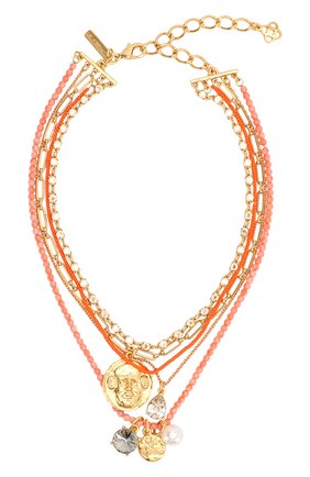 Женское колье OSCAR DE LA RENTA кораллового цвета по цене 59050 руб., арт. S20J035CRL | Фото 1 Женское колье OSCAR DE LA RENTA кораллового цвета, арт. S20J035CRL | Фото 1