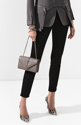 Женская сумка classic small SAINT LAURENT бежевого цвета по цене 116000 руб., арт. 600195/B0W96 | Фото 2 Женская сумка classic small SAINT LAURENT бежевого цвета, арт. 600195/B0W96 | Фото 2