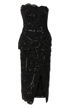 Женское платье ZUHAIR MURAD черного цвета по цене 475000 руб., арт. DRR20013/EMAL002 | Фото 1 Женское платье ZUHAIR MURAD черного цвета, арт. DRR20013/EMAL002 | Фото 1