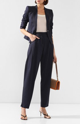 Женские джинсы GIORGIO ARMANI синего цвета по цене 84550 руб., арт. 0SHPP0AG/T00G8 | Фото 2 Женские джинсы GIORGIO ARMANI синего цвета, арт. 0SHPP0AG/T00G8 | Фото 2