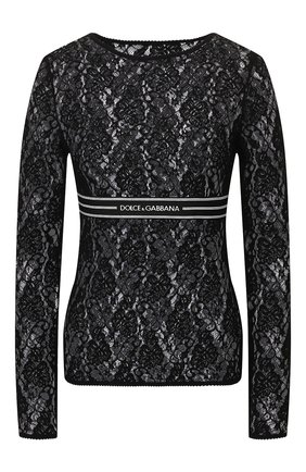 Женский топ DOLCE & GABBANA черного цвета по цене 41800 руб., арт. F74F7T/FLMPS | Фото 1 Женский топ DOLCE & GABBANA черного цвета, арт. F74F7T/FLMPS | Фото 1