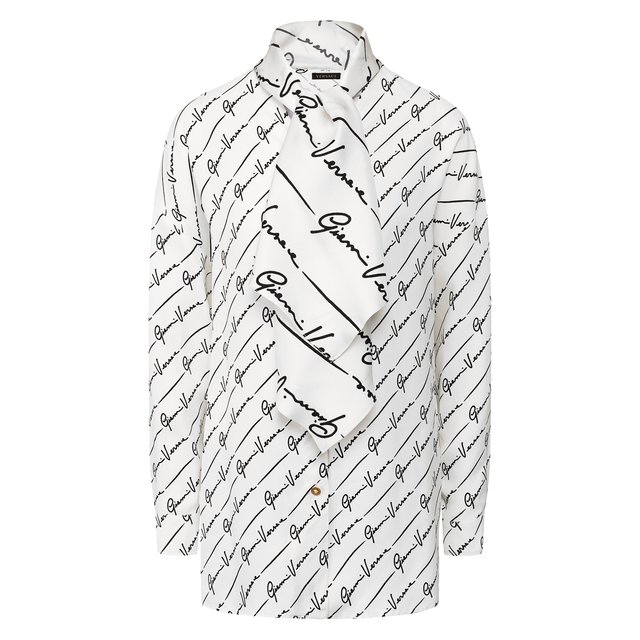 Рубашка из вискозы Versace 10985230