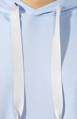 Женский худи HEROINE SPORT голубого цвета, арт. HS-2-080/SPRING 2020 | Фото 5 (Рукава: Длинные; Материал внешний: Синтетический материал, Хлопок; Длина (для топов): Стандартные; Женское Кросс-КТ: Худи-спорт, Худи-одежда; Статус проверки: Проверена категория)
