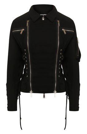 Женская куртка DSQUARED2 черного цвета по цене 89950 руб., арт. S72AM0829/S52810 | Фото 1 Женская куртка DSQUARED2 черного цвета, арт. S72AM0829/S52810 | Фото 1