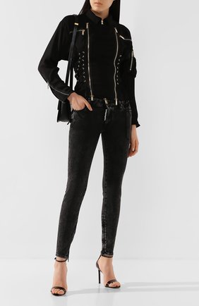 Женская куртка DSQUARED2 черного цвета по цене 89950 руб., арт. S72AM0829/S52810 | Фото 2 Женская куртка DSQUARED2 черного цвета, арт. S72AM0829/S52810 | Фото 2