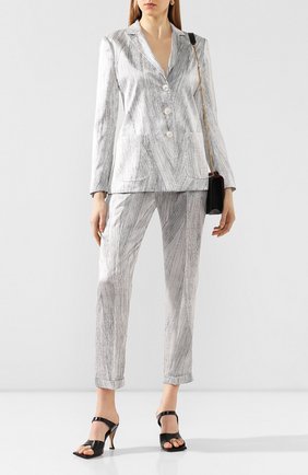 Женские шелковые брюки KITON черно-белого цвета по цене 99300 руб., арт. D37102K09S83 | Фото 2 Женские шелковые брюки KITON черно-белого цвета, арт. D37102K09S83 | Фото 2 (Длина (брюки, джинсы): Стандартные; Материал внешний: Шелк; Силуэт Ж (брюки и джинсы): Прямые; Женское Кросс-КТ: Брюки-одежда; Статус проверки: Проверена категория; Региональные ограничения белый список (Axapta Mercury): RU)