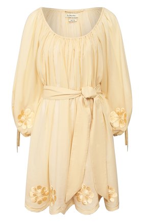 Женское хлопковое платье INNIKA CHOO бежевого цвета по цене 23950 руб., арт. M2006C0TS01PANA | Фото 1 Женское хлопковое платье INNIKA CHOO бежевого цвета, арт. M2006C0TS01PANA | Фото 1