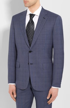Мужской шерстяной костюм BRIONI синего цвета по цене 362500 руб., арт. RA0J1C/P9A1X/BRUNIC0 | Фото 2 Мужской шерстяной костюм BRIONI синего цвета, арт. RA0J1C/P9A1X/BRUNIC0 | Фото 2