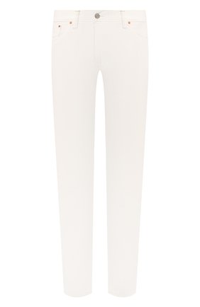 Мужские джинсы RRL белого цвета, арт. 782732171 | Фото 1 (Материал внешний: Хлопок, Деним; Длина (брюки, джинсы): Стандартные; Силуэт М (брюки): Прямые; Кросс-КТ: Деним)